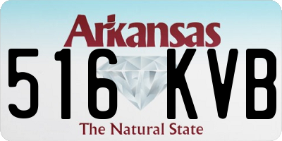 AR license plate 516KVB