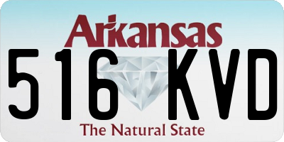 AR license plate 516KVD