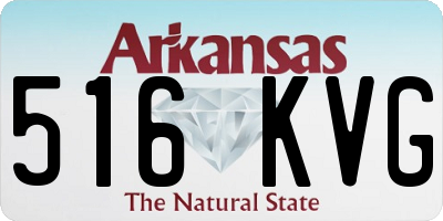 AR license plate 516KVG
