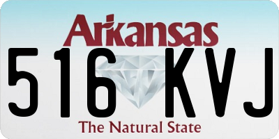 AR license plate 516KVJ