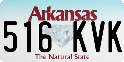 AR license plate 516KVK