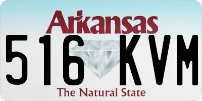 AR license plate 516KVM