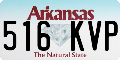 AR license plate 516KVP