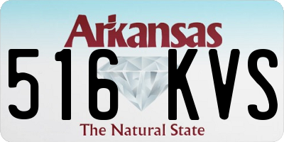 AR license plate 516KVS