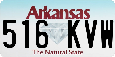 AR license plate 516KVW
