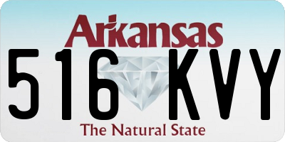 AR license plate 516KVY