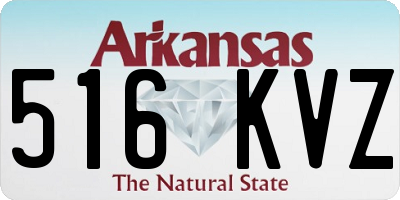 AR license plate 516KVZ