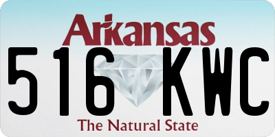 AR license plate 516KWC