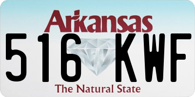 AR license plate 516KWF
