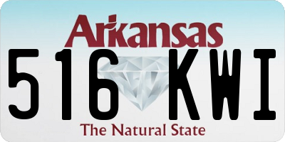 AR license plate 516KWI