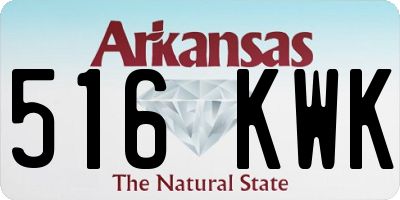 AR license plate 516KWK