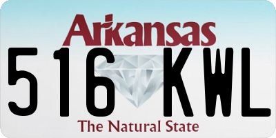 AR license plate 516KWL