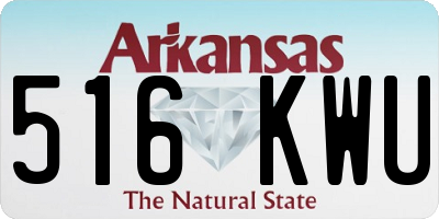 AR license plate 516KWU