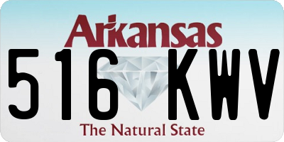 AR license plate 516KWV