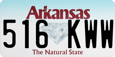 AR license plate 516KWW