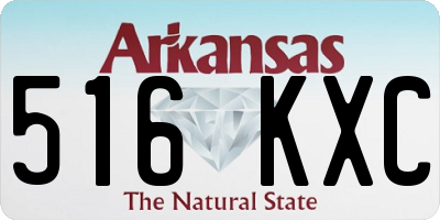 AR license plate 516KXC