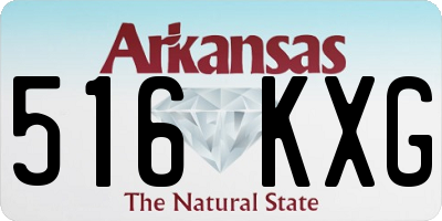 AR license plate 516KXG