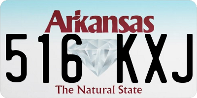 AR license plate 516KXJ