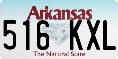 AR license plate 516KXL