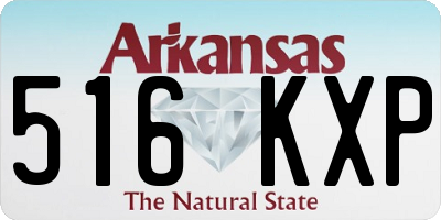 AR license plate 516KXP