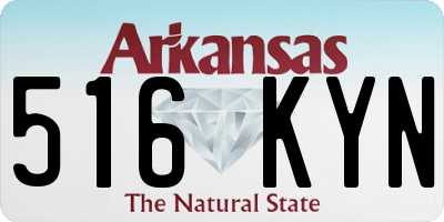 AR license plate 516KYN