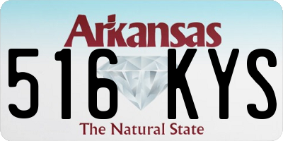 AR license plate 516KYS