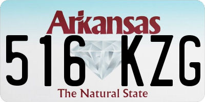 AR license plate 516KZG