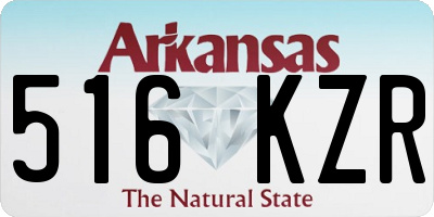 AR license plate 516KZR