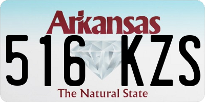 AR license plate 516KZS