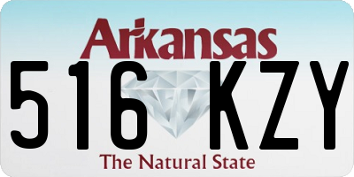 AR license plate 516KZY