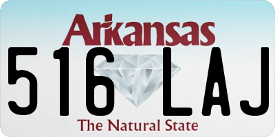 AR license plate 516LAJ