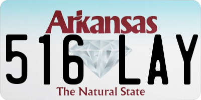 AR license plate 516LAY