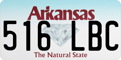 AR license plate 516LBC