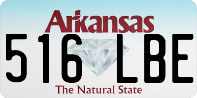 AR license plate 516LBE