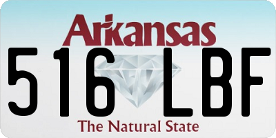 AR license plate 516LBF