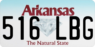 AR license plate 516LBG