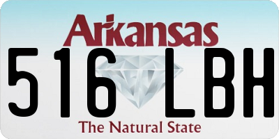 AR license plate 516LBH