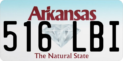 AR license plate 516LBI