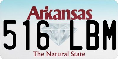 AR license plate 516LBM