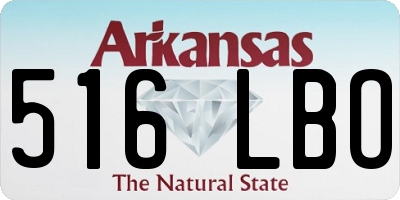 AR license plate 516LBO