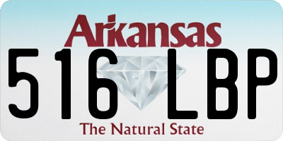 AR license plate 516LBP