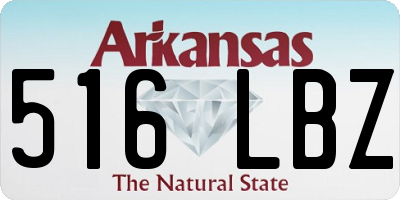 AR license plate 516LBZ
