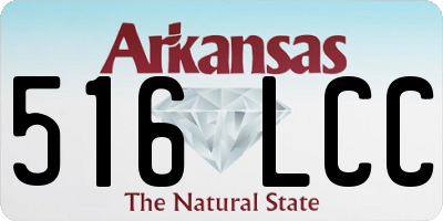 AR license plate 516LCC