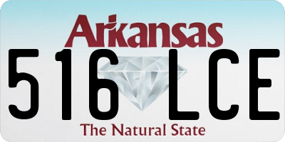AR license plate 516LCE