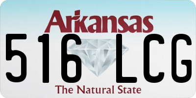 AR license plate 516LCG