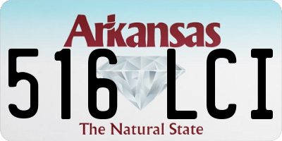 AR license plate 516LCI
