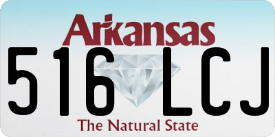 AR license plate 516LCJ