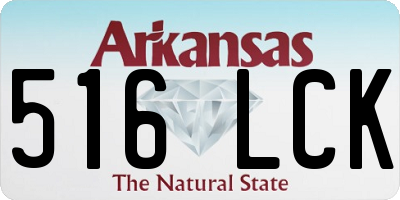 AR license plate 516LCK