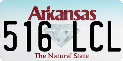 AR license plate 516LCL