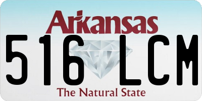 AR license plate 516LCM